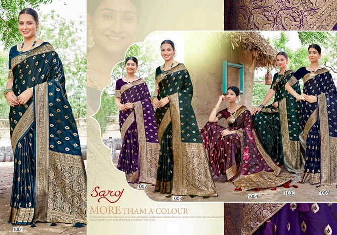 Royal Queen Vol 12 By Saroj Designer Soft Satin Silk Sarees Wholesale Online	